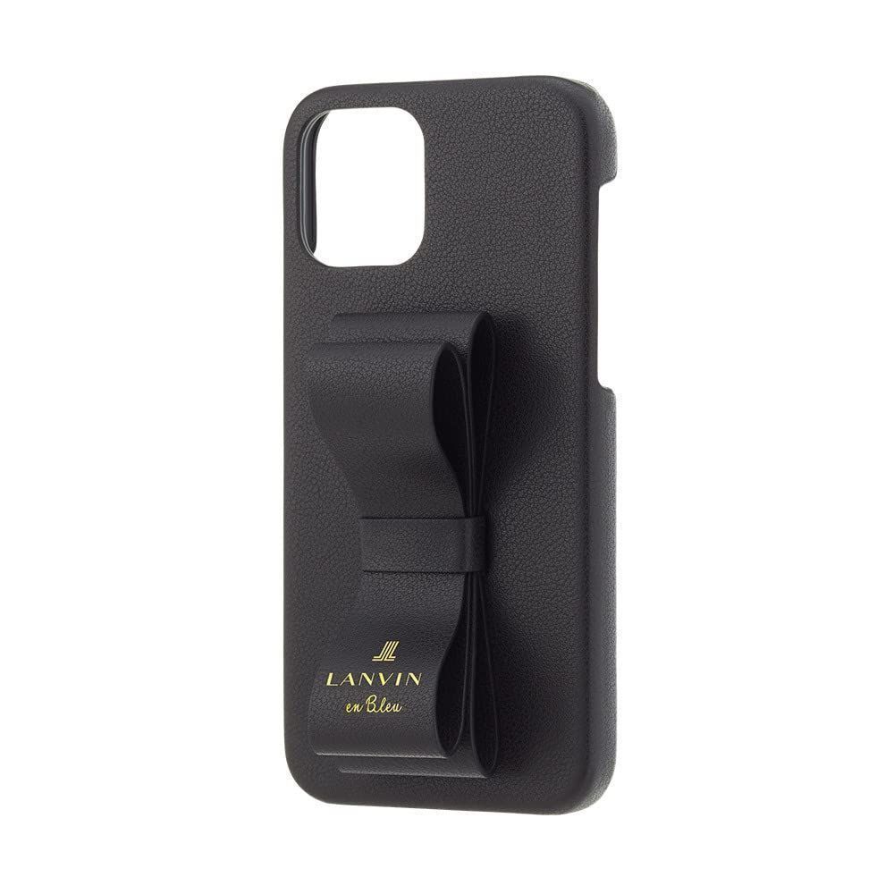 【数量限定】Black RIBBON RING u0026 STAND CASE WRAP SLIM リボン リング付き スタンド 正規品 ケース Pro 12 12 / iPhone ランバンオンブルー Bleu en LANVIN