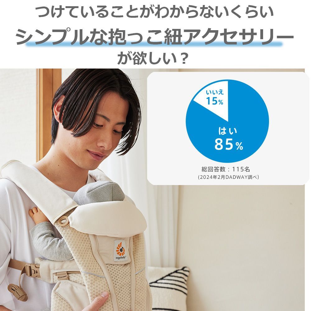 新品未使用 抱っこ紐用 よだれカバー 吸水速乾ベルトカバーとネック 