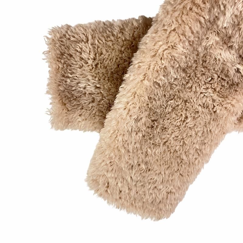 ヘルノ HERNO 美品 CURLY FAUX FUR OVERSIZE FIT COAT カーリー