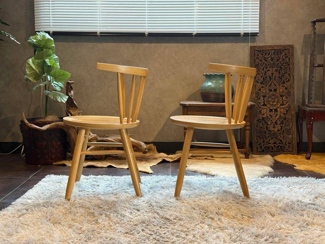 ①cherry 桜屋工業　ウィンザーチェア　アームチェア　オークレイチェア　nZ ①cherry 桜屋工業ウィンザーチェアアームチェアオークレイチェアnZ