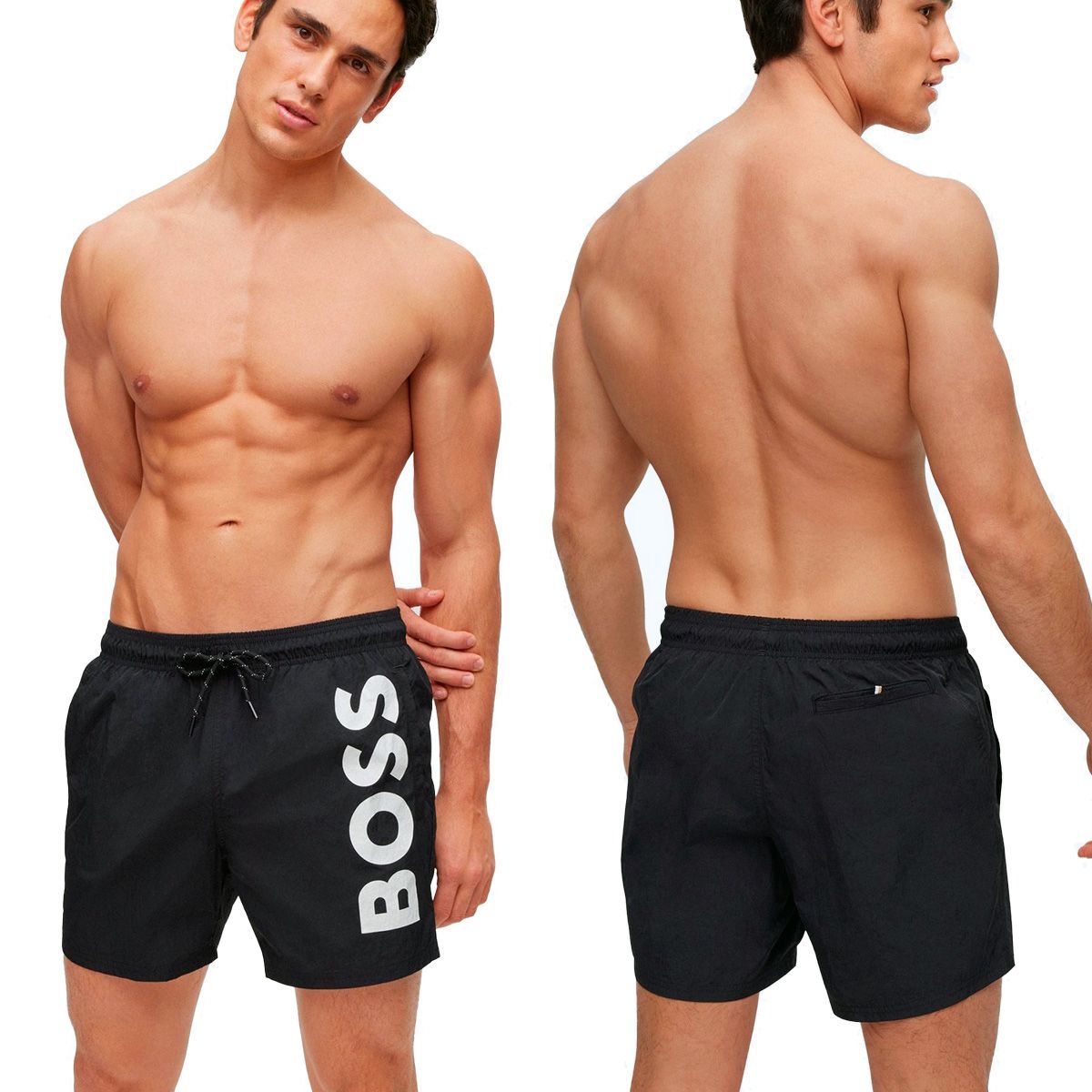 1 HUGO BOSS ヒューゴボス 50469602 ブラック 海パン 水着 スイム  