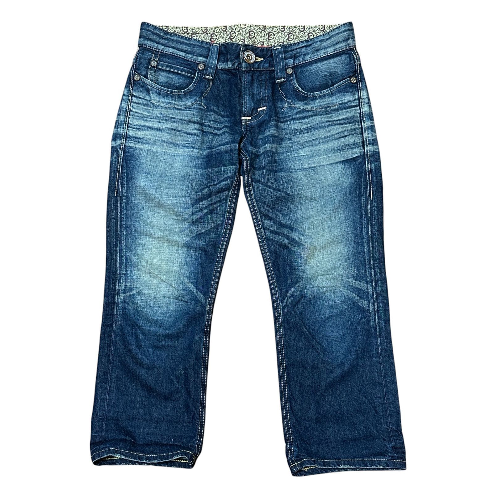 EDWIN BLUE TRIP BT5529 クロップド ルーズ テーパードデニム