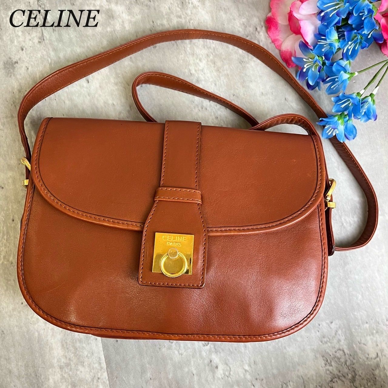 ✨良品✨ CELINE セリーヌ ショルダーバッグ トートバッグ フラップ 