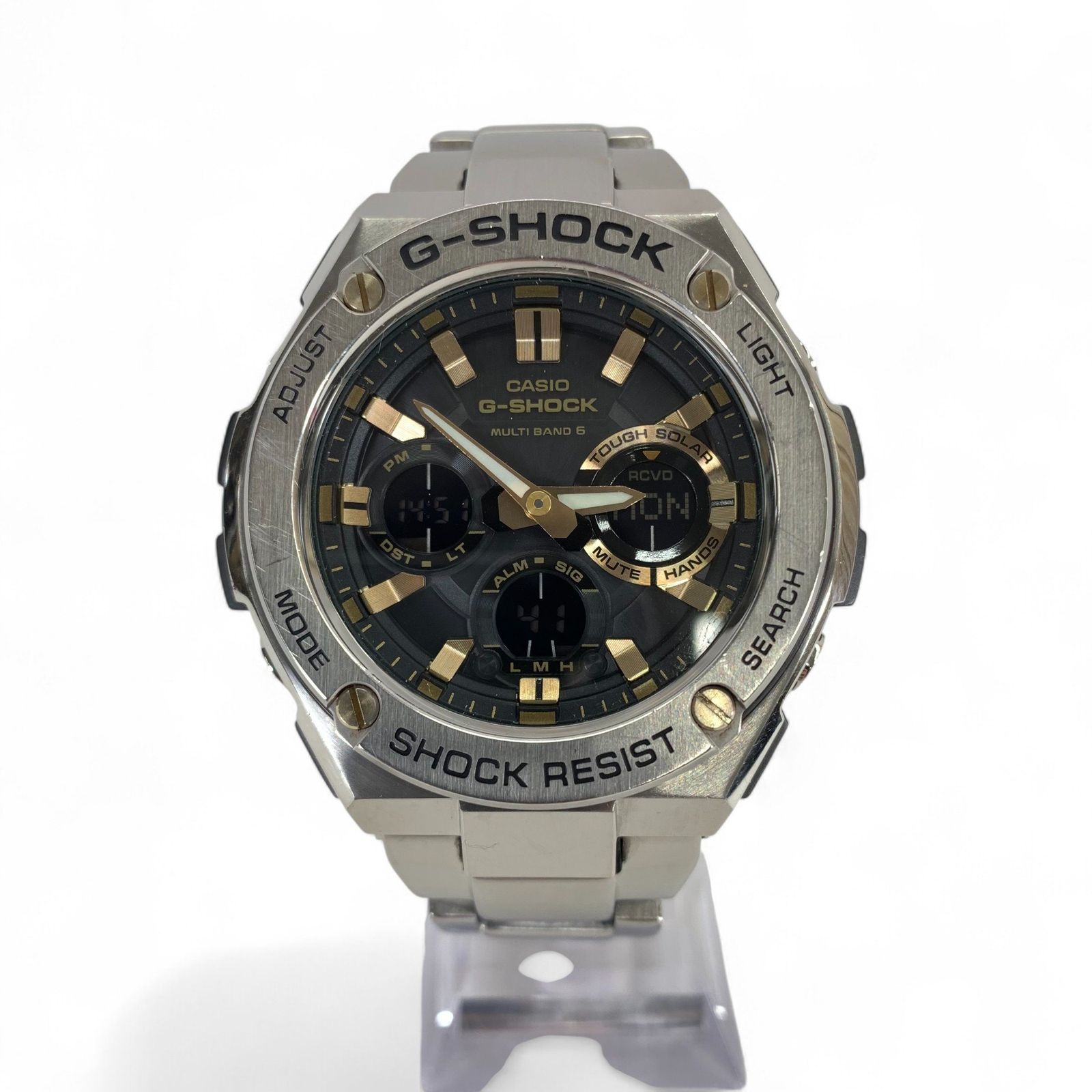CASIO カシオ ソーラー腕時計 G-SHOCK G-STEEL Gショック Gスチール GST-W110D-1A9JF