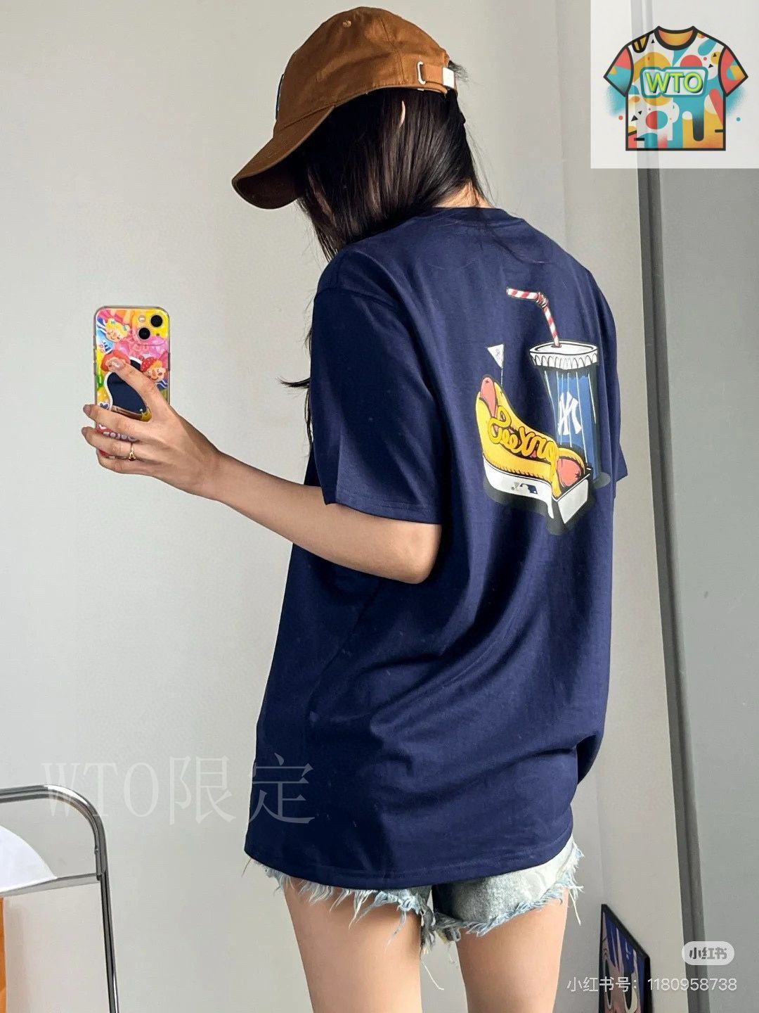 【今日特価】Mlb-La 韓国直営店限定 ヤンキーズハンバーガーカップル T