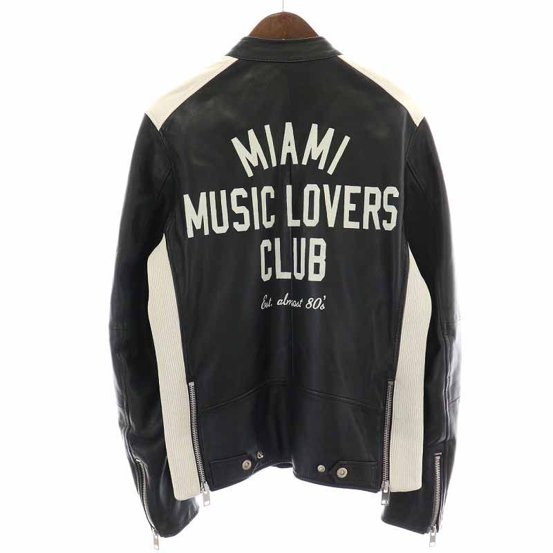 本革　革ジャン　マイアミ　Miami 6/24まで限定販売】ディーゼル DIESEL 17SS MIAMI MUSIC LOVERS CLUB