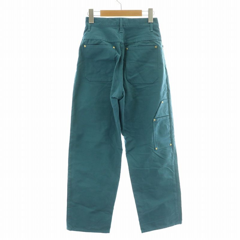 中古】オーラリー AURALEE 22AW コットンオイルドキャンバスパンツ cotton oiled canvas pants ハイウエスト  ジップフライ