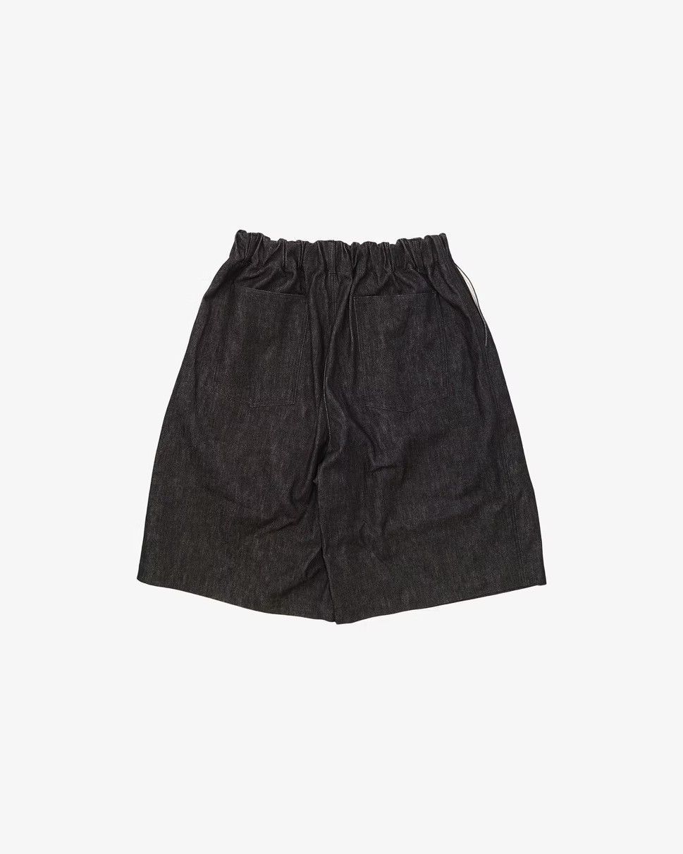 シアージ　ショーツ MEN sillage/シアージ circular short pants black stripe twill