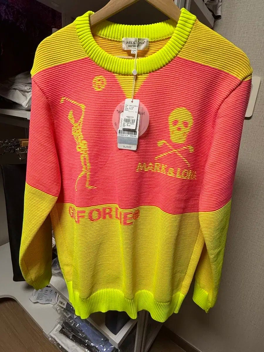 MARK - LONA イェロー ニット トップス