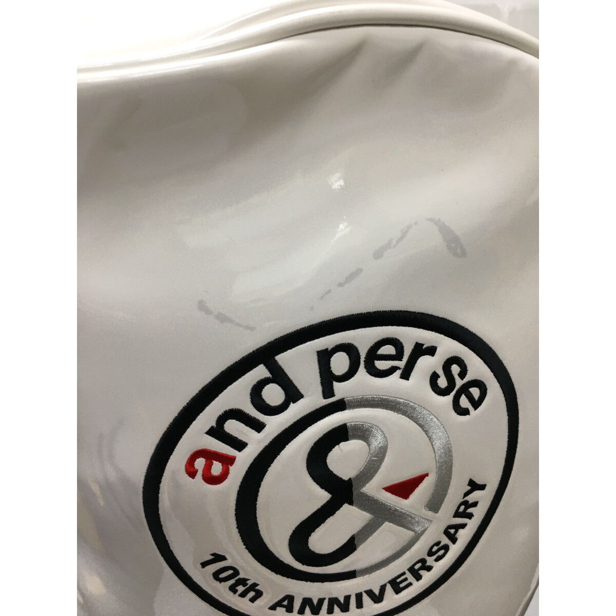 中古 アンパスィ and per se キャディバッグ ホワイト 10th