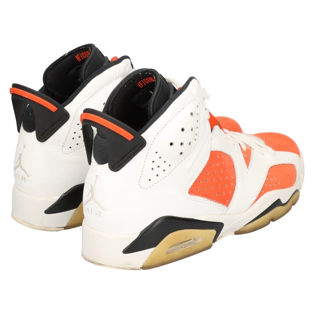 NIKE (ナイキ) AIR JORDAN 6 RETRO GATORADE ナイキ エア ジョーダン 6 レトロ ゲータレード ハイカットスニーカー  ホワイト/オレンジ US9.5/27.5cm 384664-145 - メルカリ