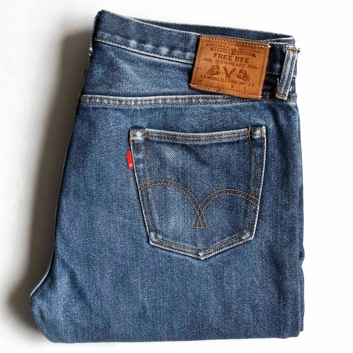 雰囲気抜群】IRON HEART【LOT 634-VZ HEAVY DENIM】38×34 デニム