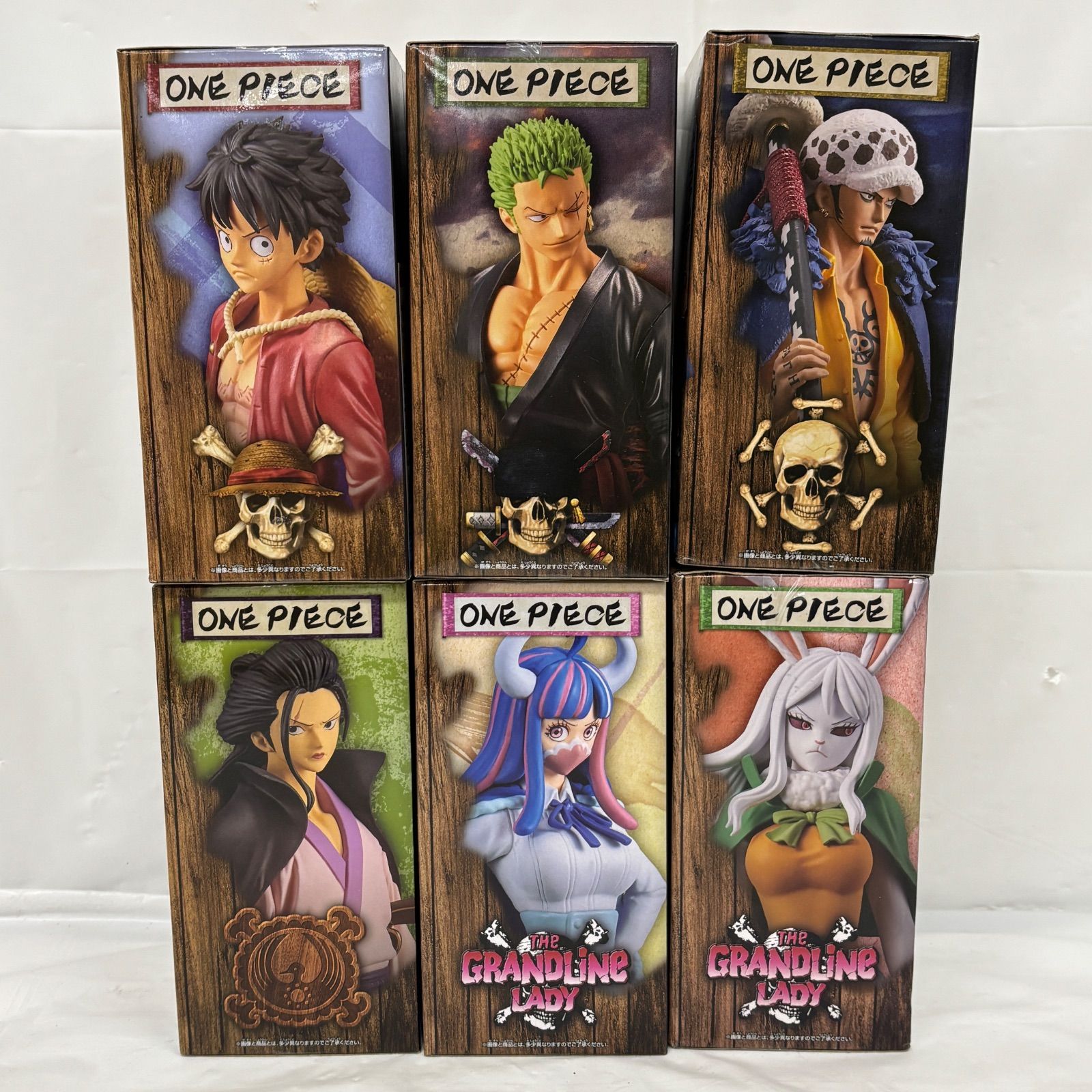 【未開封】ワンピース THE GRANDLINE まとめ売り 7体セット 未開封】ワンピース DXF THE GRANDLINE SERIES ワノ国 ルフィ