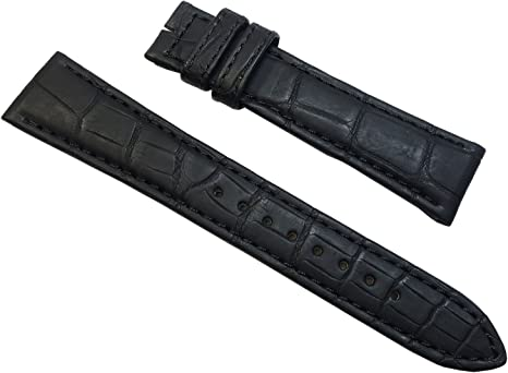 19mm 時計バンド グランドセイコー純正ベルト クロコダイル 黒 DEA3AW ...