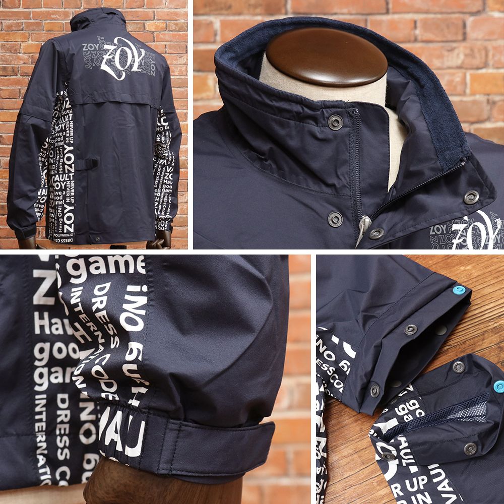 ZOY/3(LL)サイズ/レインスーツ 4点セット ブルゾン パンツ