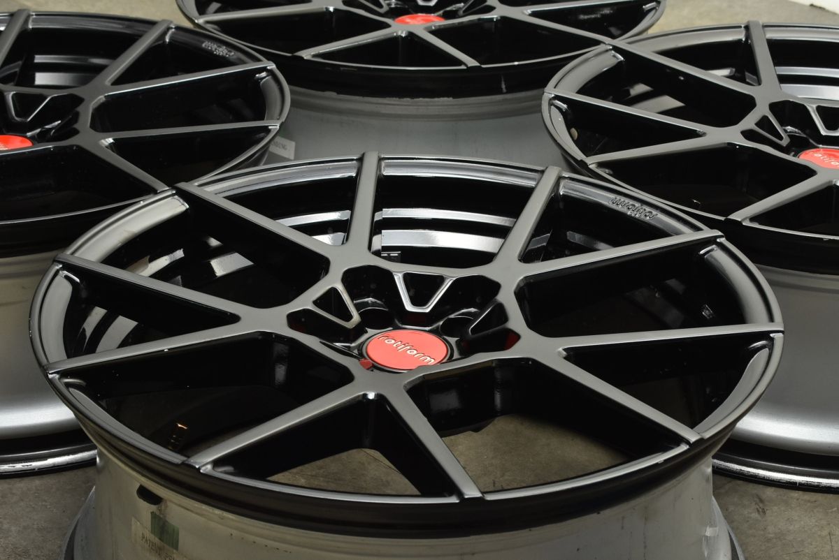 程度良好品 ロティフォーム rotiform KPS 20in 8.5J 35 PCD112 4本 ベンツ 177 Aクラス BMW F40 1シリーズ VW ゴルフ アウディ A4 S4