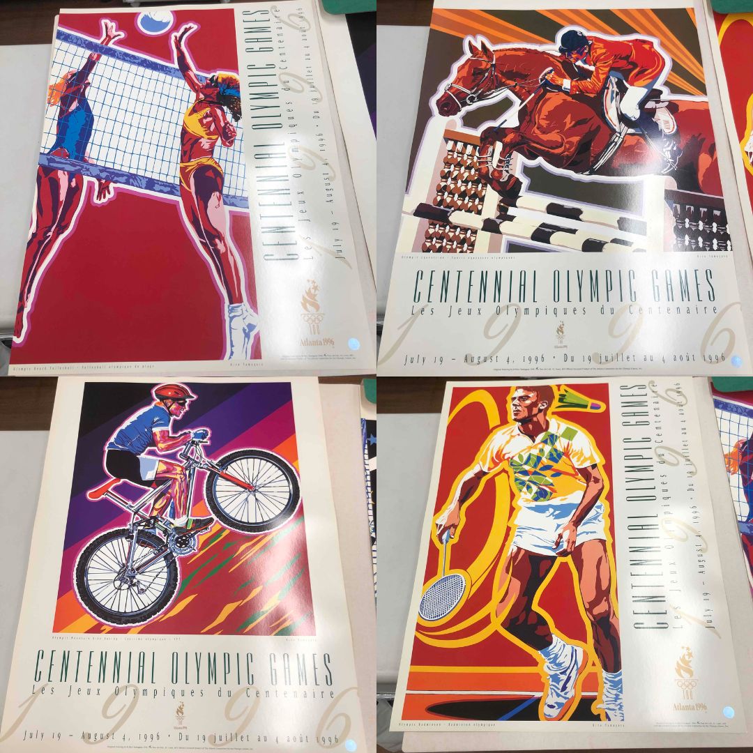 ヒロヤマガタ1996年オリンピックポスター当時もの希少。