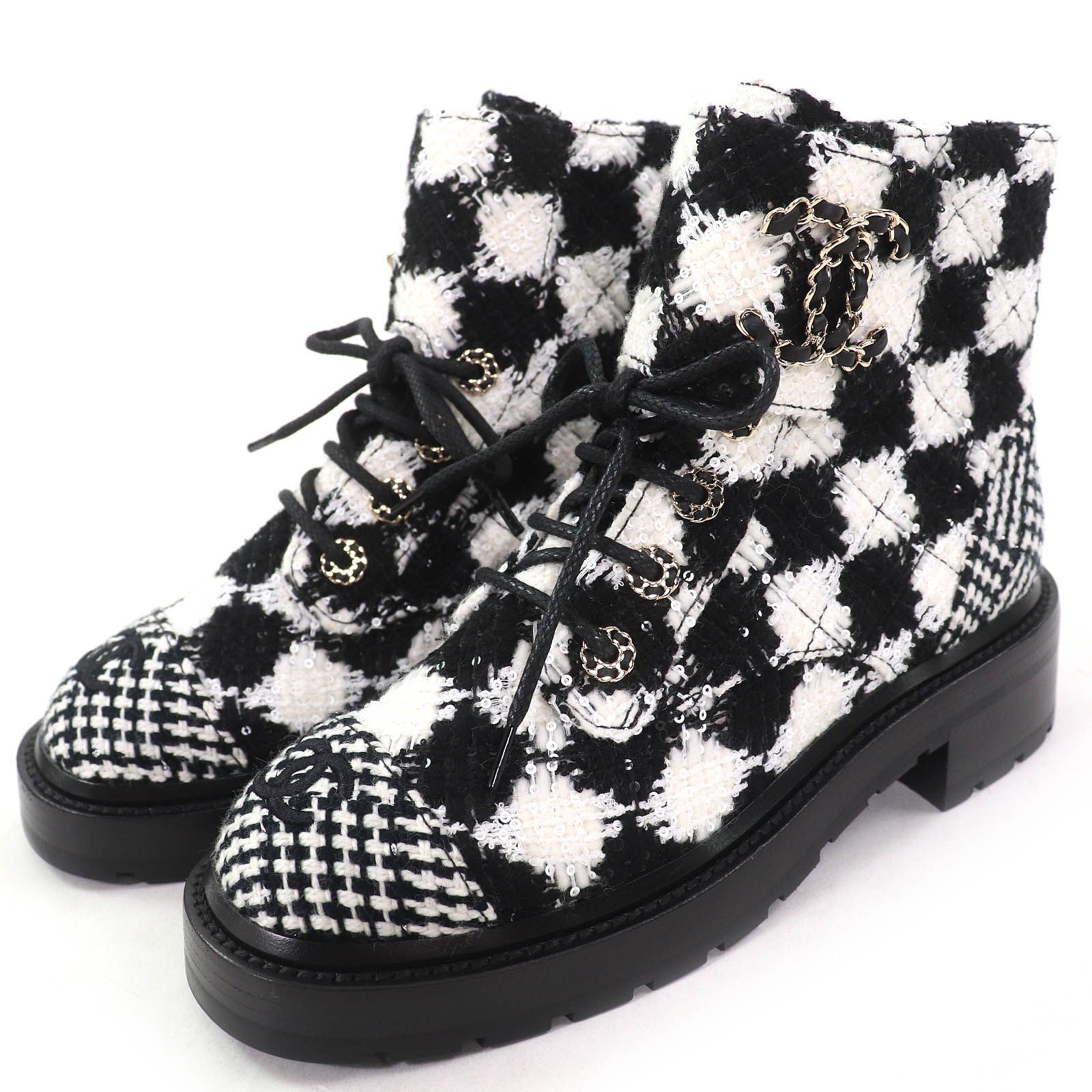 シャネル❤️CHANEL❤️スパンコール❤️スカート❤️黒❤️34S❤️ココマーク❤️ 22060918_hp.jpg