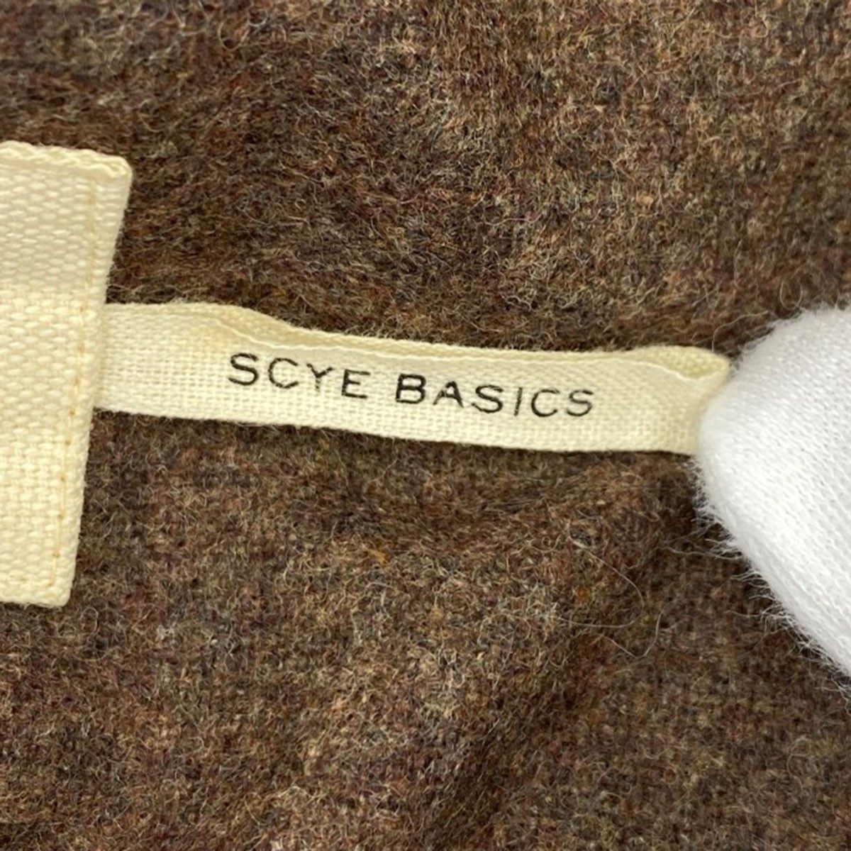 SCYE BASICS サイベーシックス ウールカシミヤダッフルコート 5213-73511 カーキブラウン系 36 GULLKHAN_COM