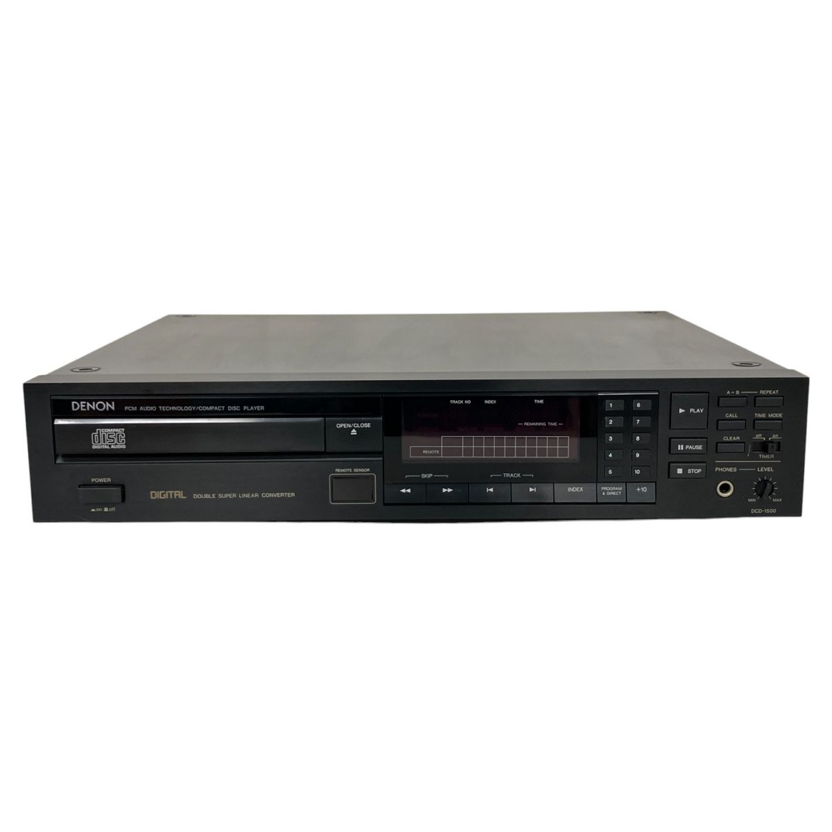 DENON DCD-1500 CDプレーヤー 音響 ジャンク K9906178