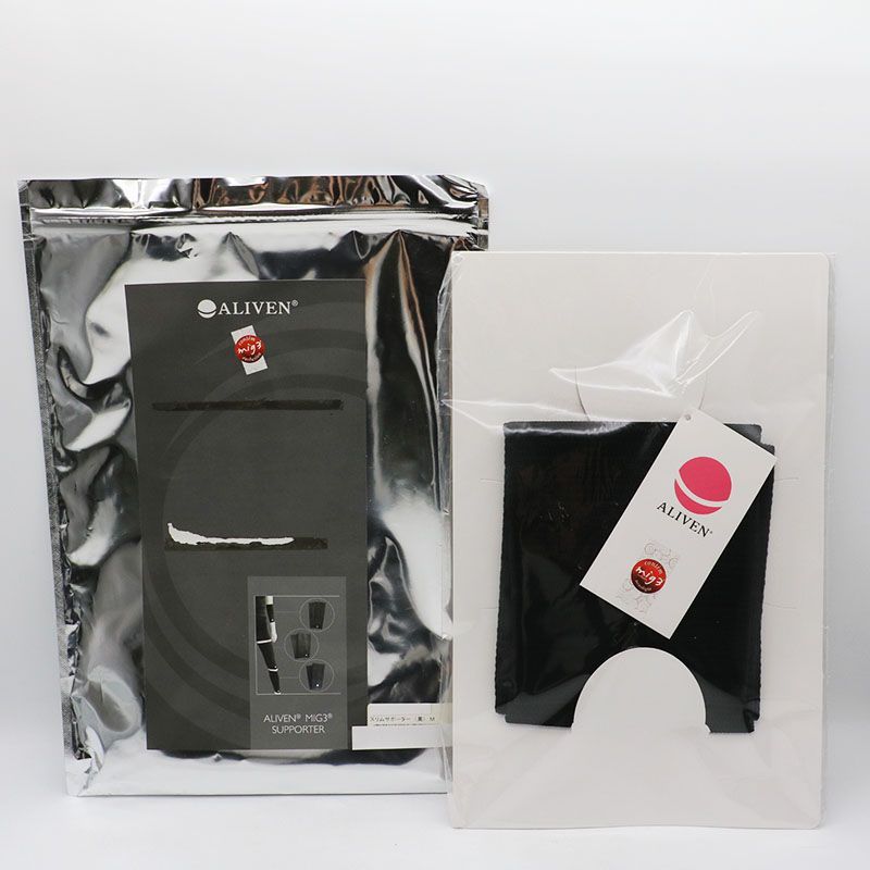 新品未使用 Invel インヴェル サポーター 未使用 インヴェル Invel スリムサポーター（黒）M ユニセックス ※袋に