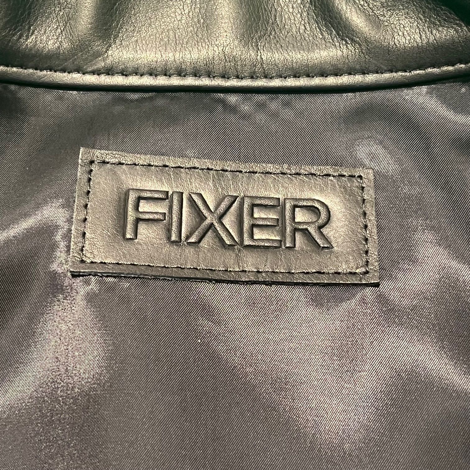 未使用品 FIXER F0 シングルライダース カウレザー レザー