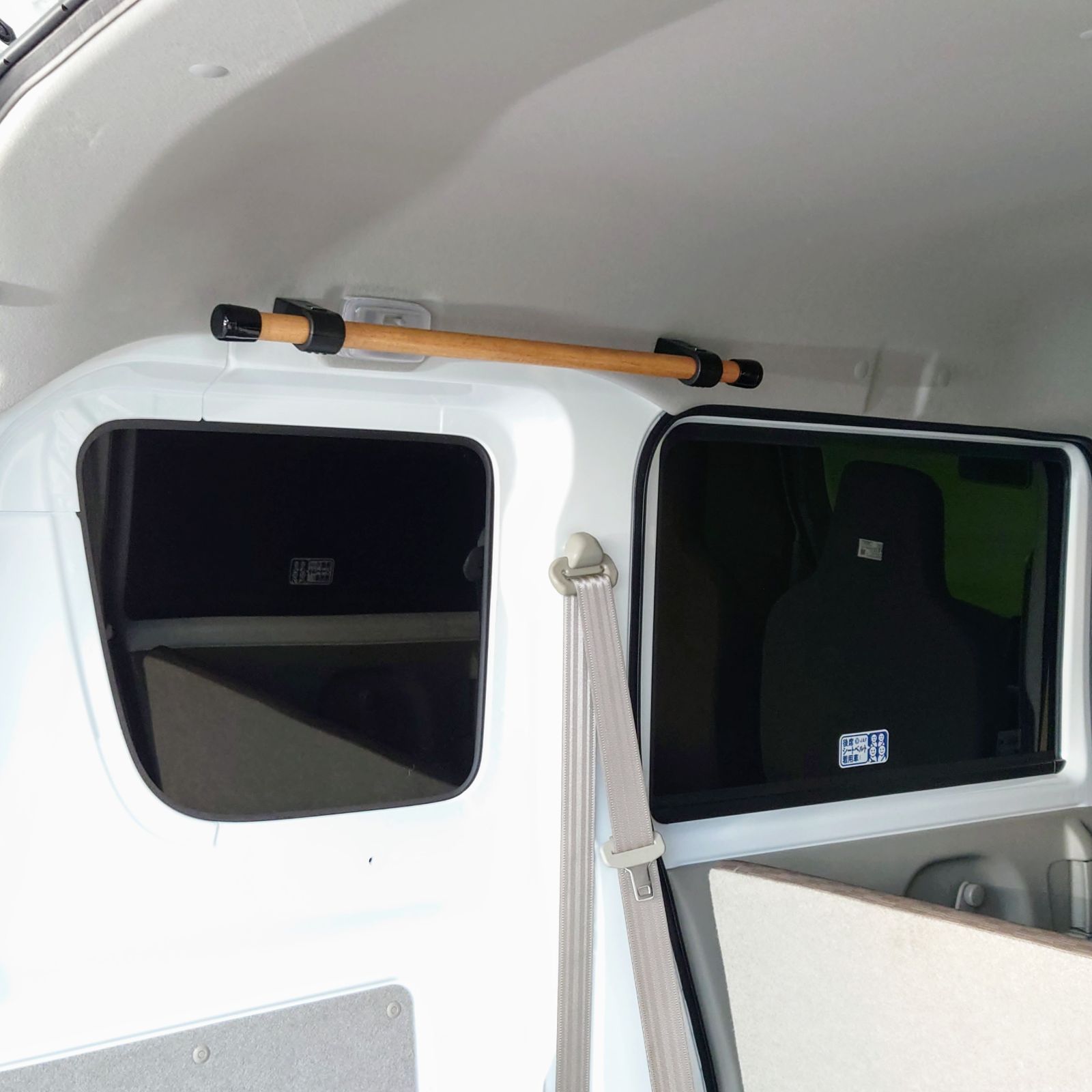 DA17 エブリィ用 ☆ショート ウッド サイドバー 片側1本セット☆620mm