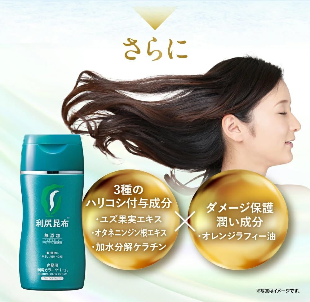 数量限定 Sastty (サスティ) 【白髪用】利尻カラークリーム
