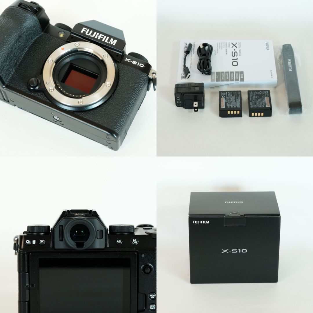 シャッター数1,073枚・バッテリー2個付] FUJIFILM X-S10 ボディ