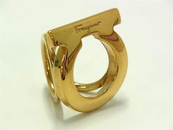 □美品□ Salvatore Ferragamo フェラガモ ガンチーニ スカーフ