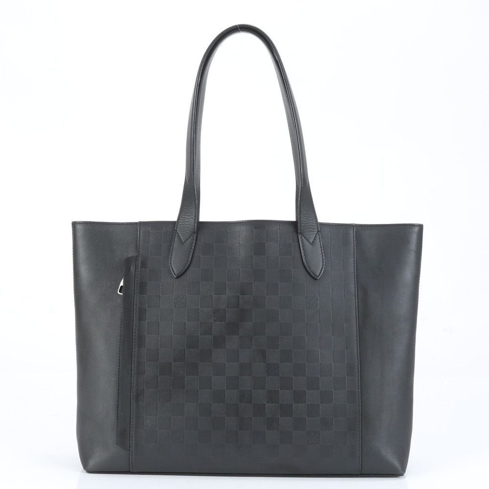 極美品 ルイヴィトン ダミエ アンフィニ カバ ヴォワヤージュ