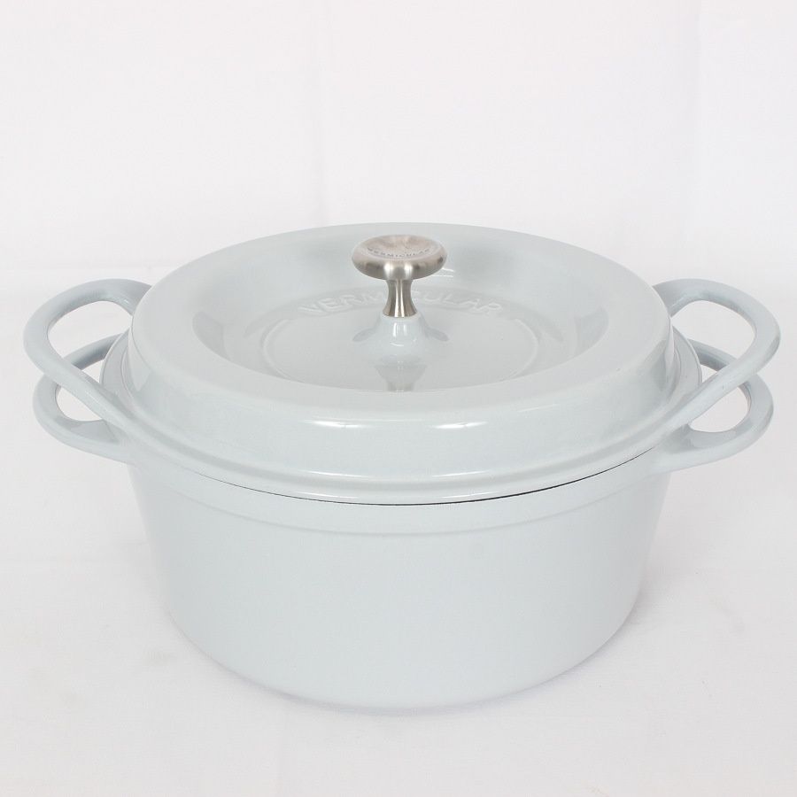 バーミキュラ オーブンポットラウンド 22cm ストーン STN22R 無水 ホーロー 両手鍋 本体