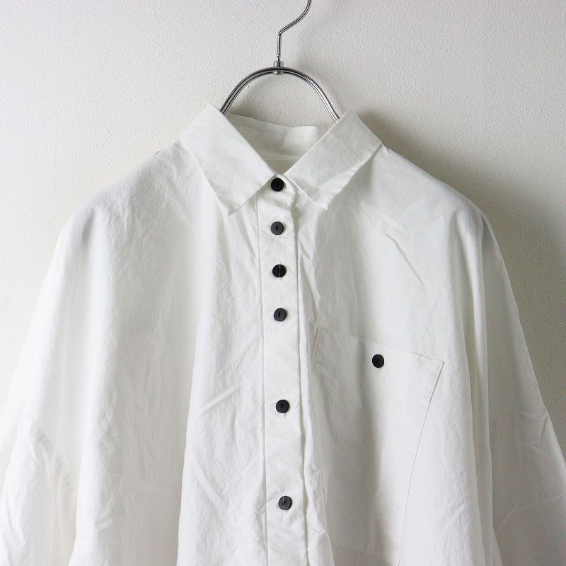 2023AW エンフォルド ENFOLD HEXAGON SHIRT ヘキサゴンシャツ 38 