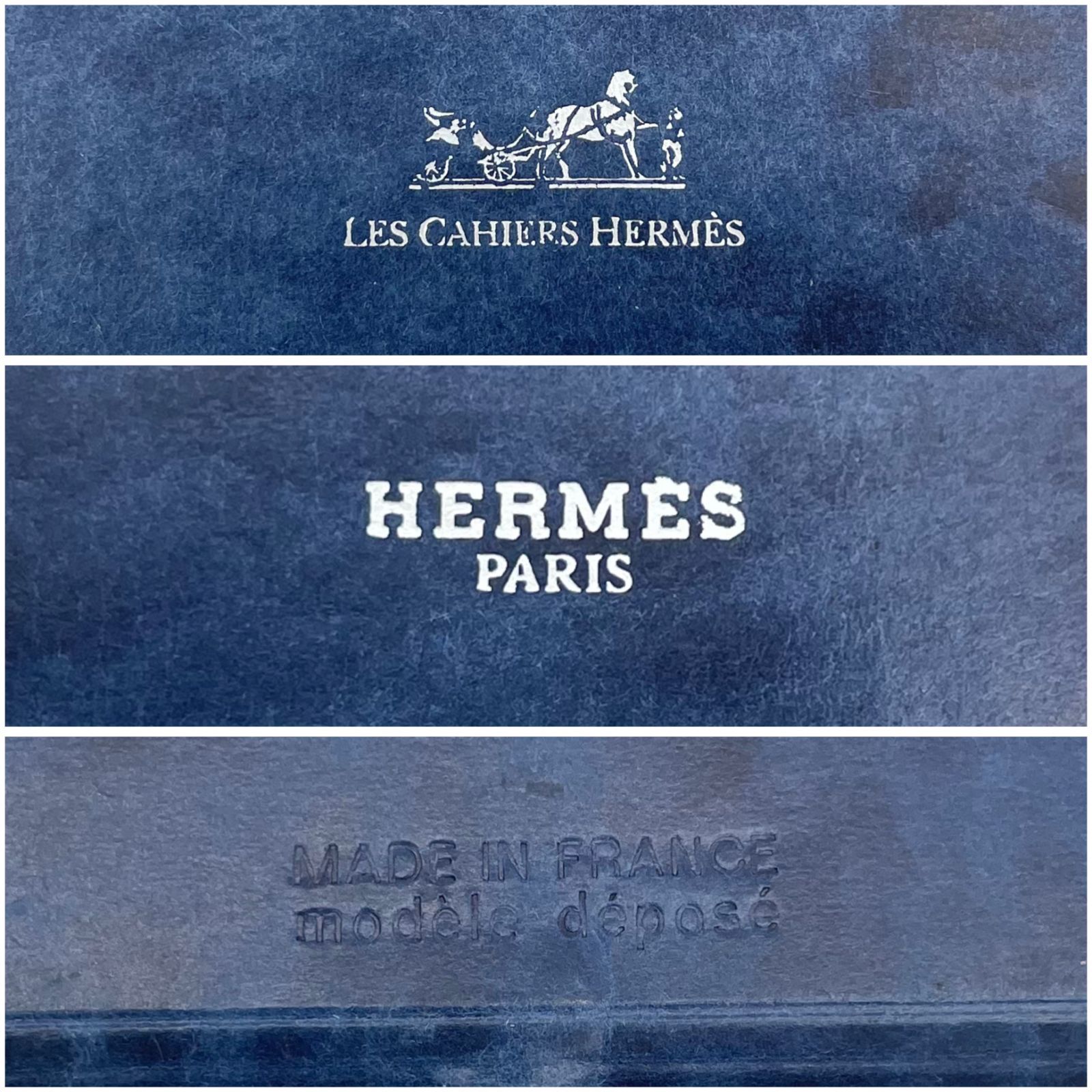 HERMES エルメス フォトブック フォトアルバム アルバム ブルー 写真