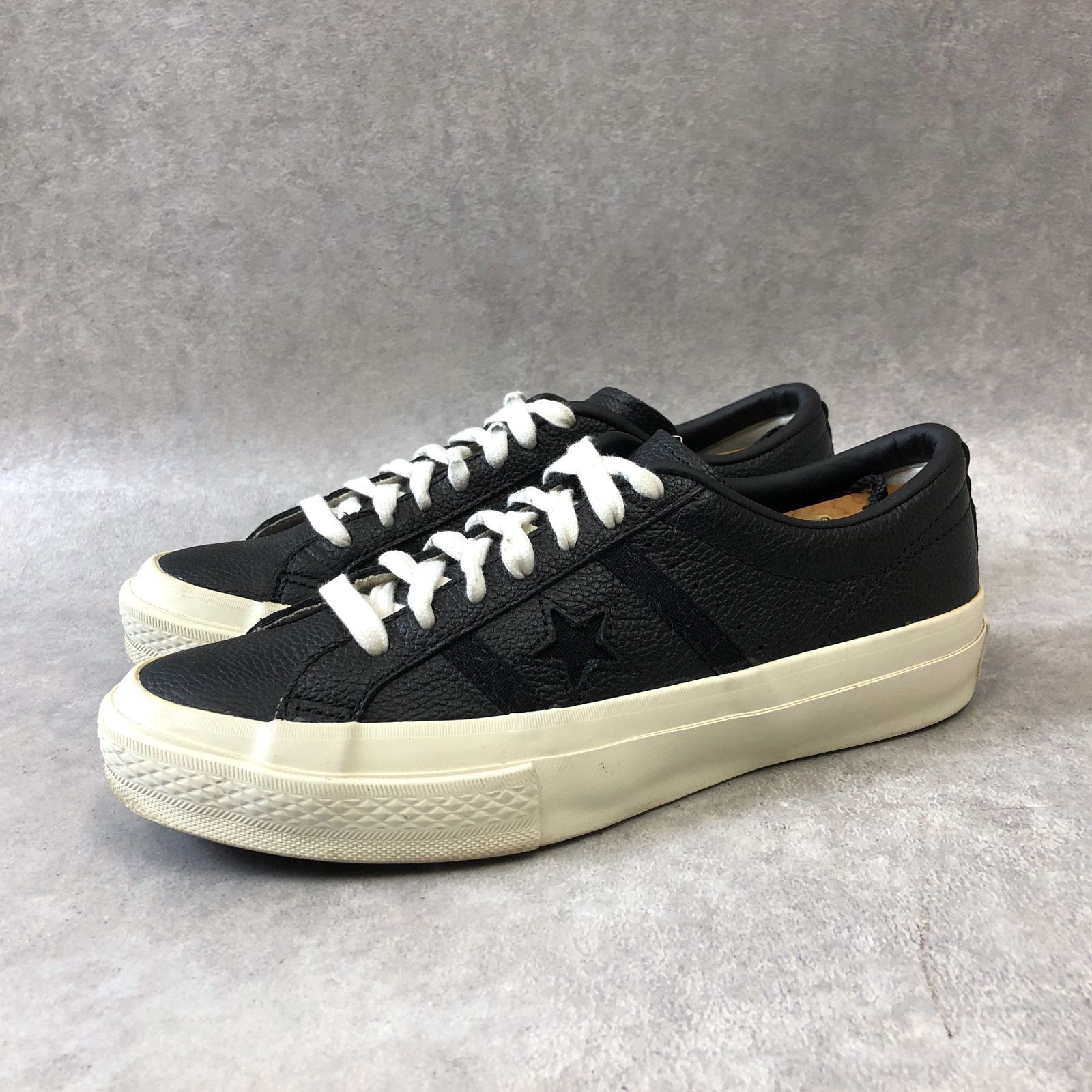 新品アダムエロペ 別注 converse STAR&BARS レザー コンバース 新品アダムエロペ 別注 converse STAR&BARS レザー コンバース