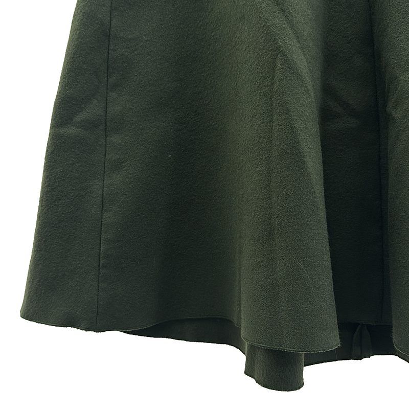 AURALEE / オーラリー | LIGHT MELTON FLARE SKIRT ライト メルトン  