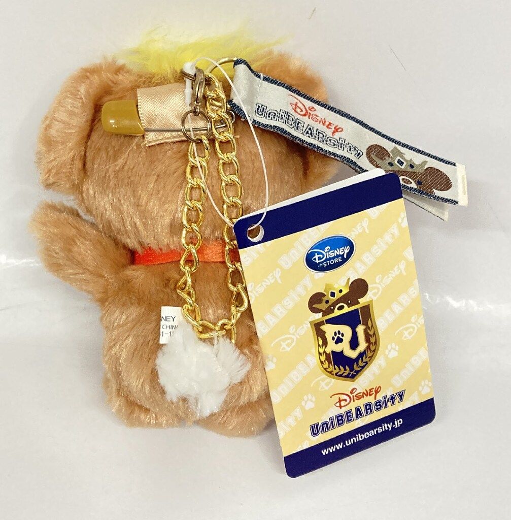 ディズニーストア バッジつきキーチェーン UniBEARsity シュガー