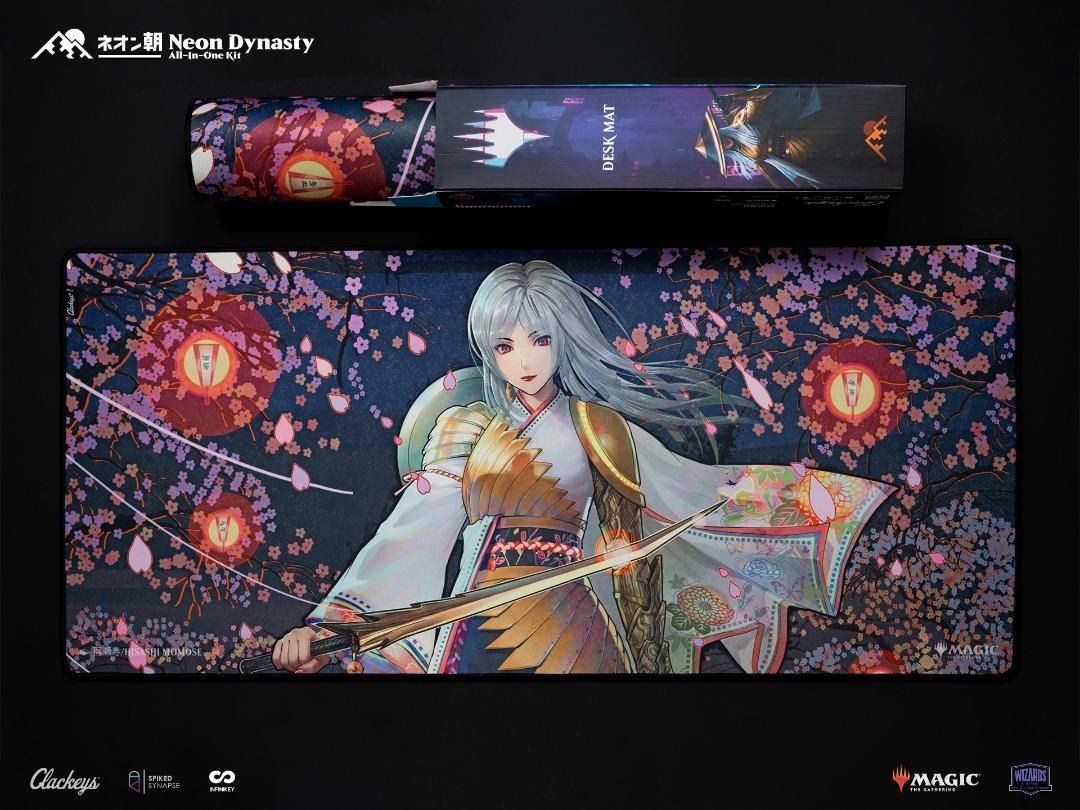 MTG x Clackeys 神河 放浪皇 デスクマット MTG x Clackeys Kamigawa Neon Dynasty Desk Mats Wandering