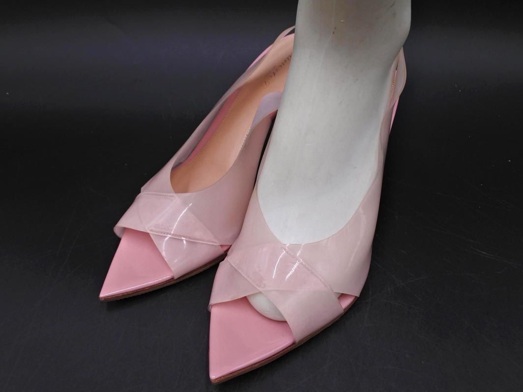 ジャンヴィッドロッシ⭐︎クリアサンダル美品 gianvito rossi ジャンヴィトロッシ クリア サンダル size36.5
