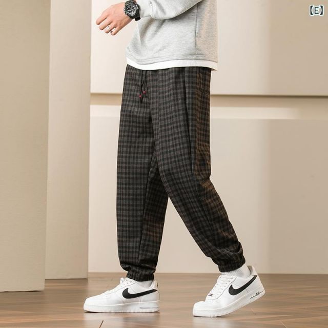 種類39：XL/M：白字 メンズ ファッション 服  オシャレ シンプル 大人 かっこいい 大きいサイズ ストリート 紳士服  春 パンツ カジュアル 快適 プリント タイ アップ