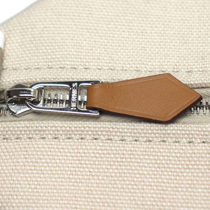 HERMES エルメス ブリッド ア ブラック GM ポーチ ベージュ