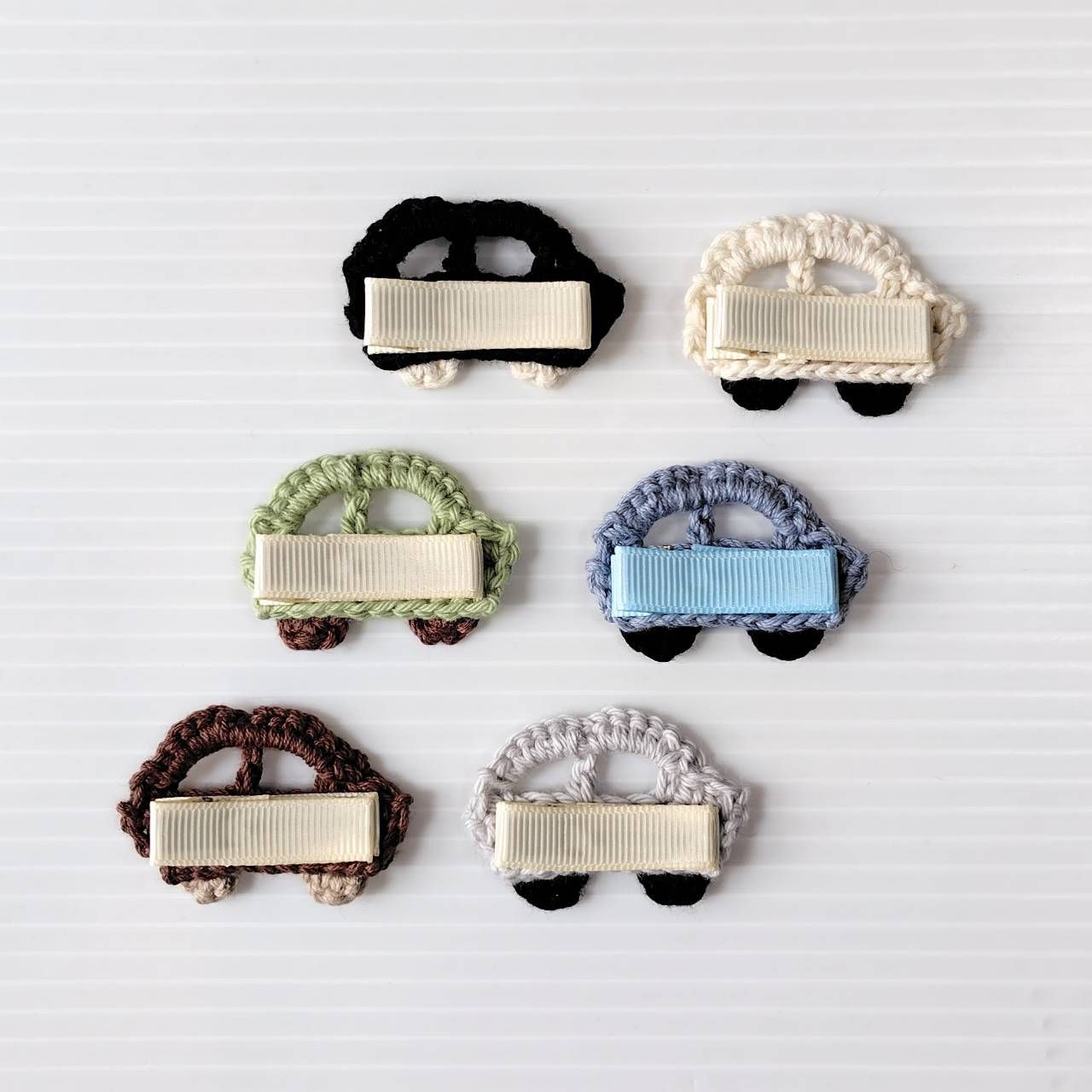 ꫛꫀꪝ【くるま&救急車】ベビーヘアクリップ キッズヘアクリップ