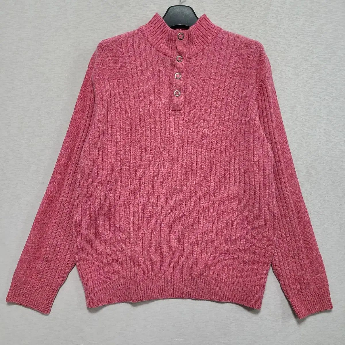 定番，SALE —ヘンリー・コットン ハーフジップ ウールニット メンズ 105 -スリム 110 ― 0327 ニット・セーター