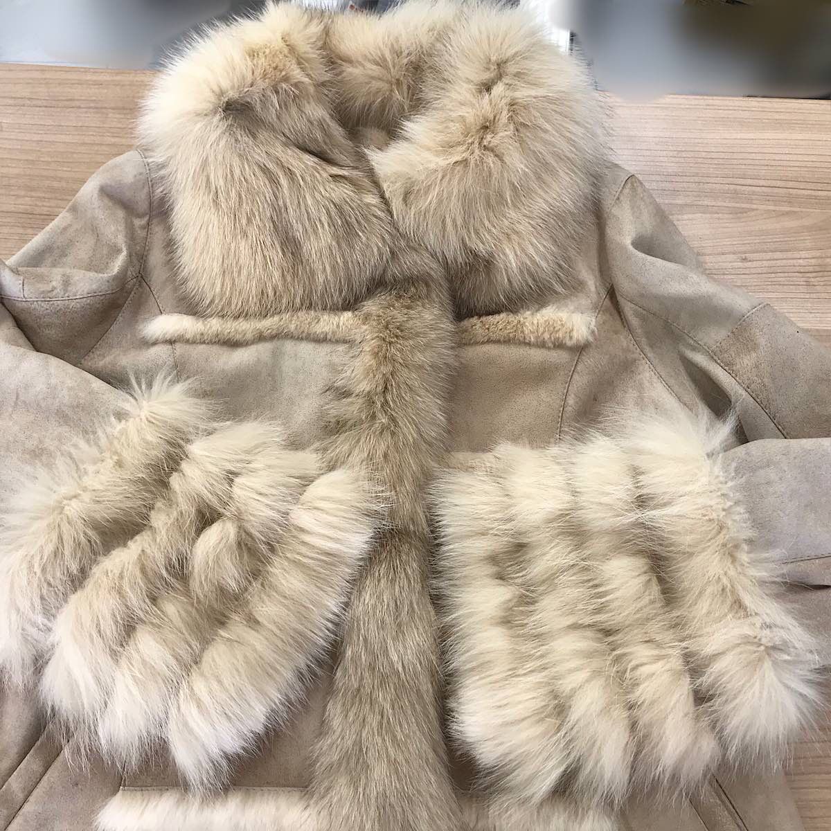 ラビット ブルーフォックス ファーコート