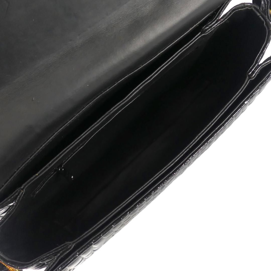 クロコ ショルダーバッグ 斜め掛け メンズ レディース 革 黒 NR3338 クロコ ショルダーバッグ 斜め掛け メンズ レディース 革 黒 NR3338