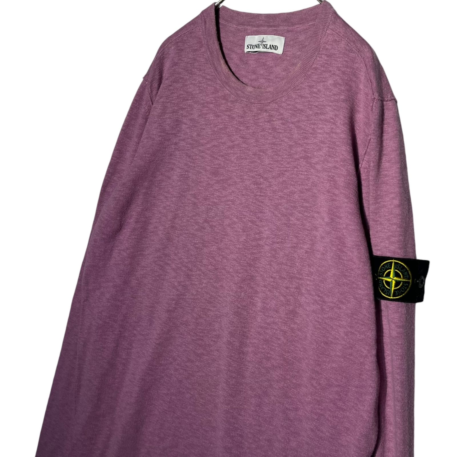 STONE ISLAND(ストーンアイランド) 20SS Crew neck cotton nylon knit 