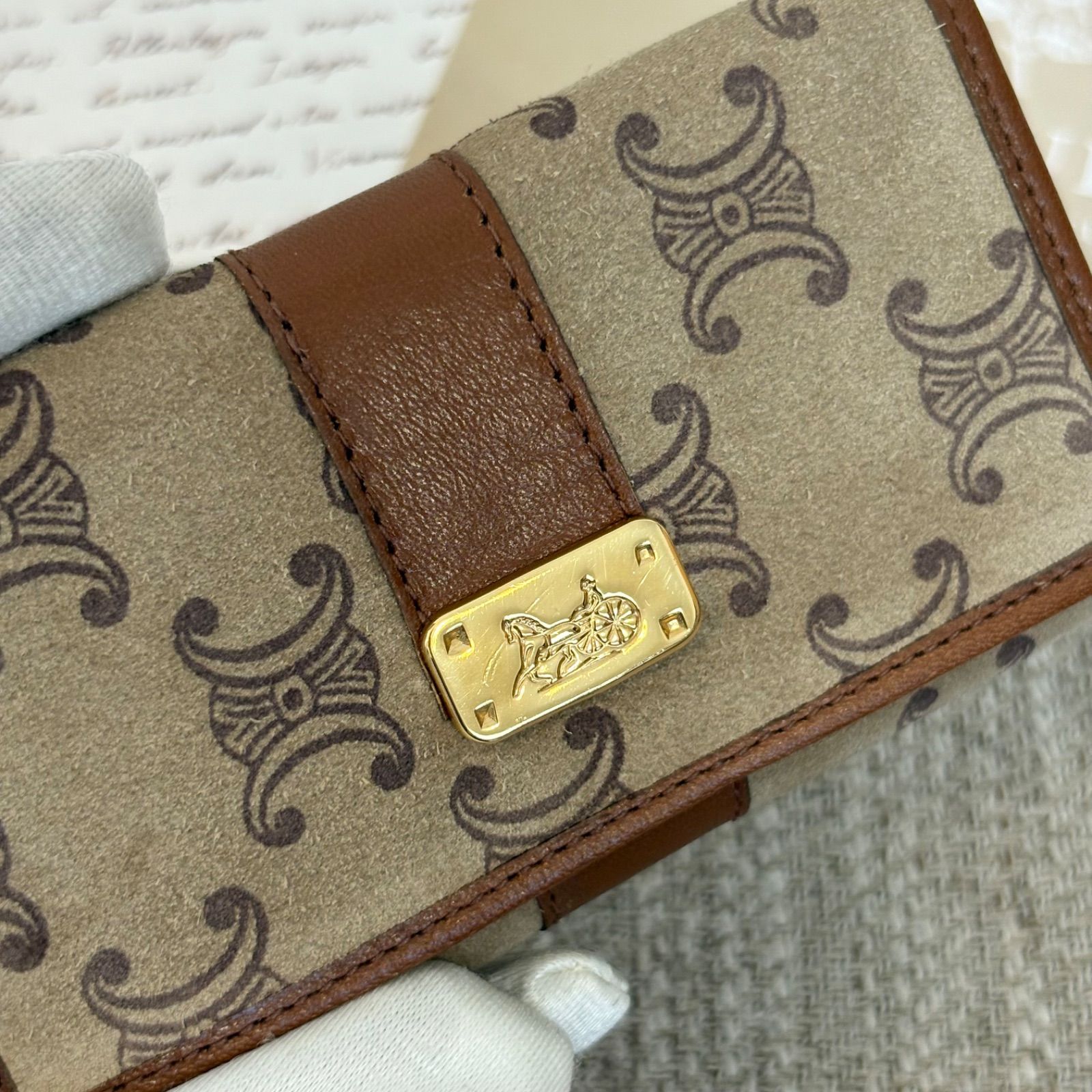 【最終価格】極美品CELINE レザーキーケース 極美品】CELINE セリーヌ キーケース トリオンフ レザー 大人気