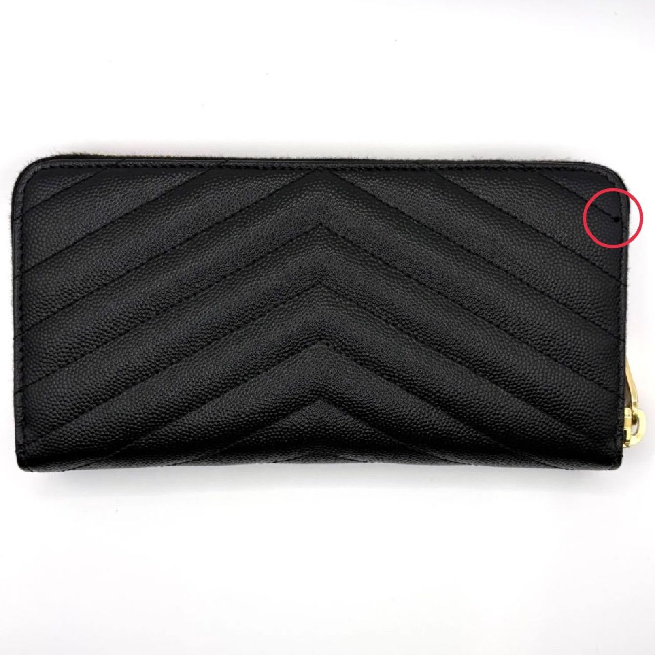 新品未使用訳アリ】SAINT LAURENT 長財布 カサンドラ ブラック 黒
