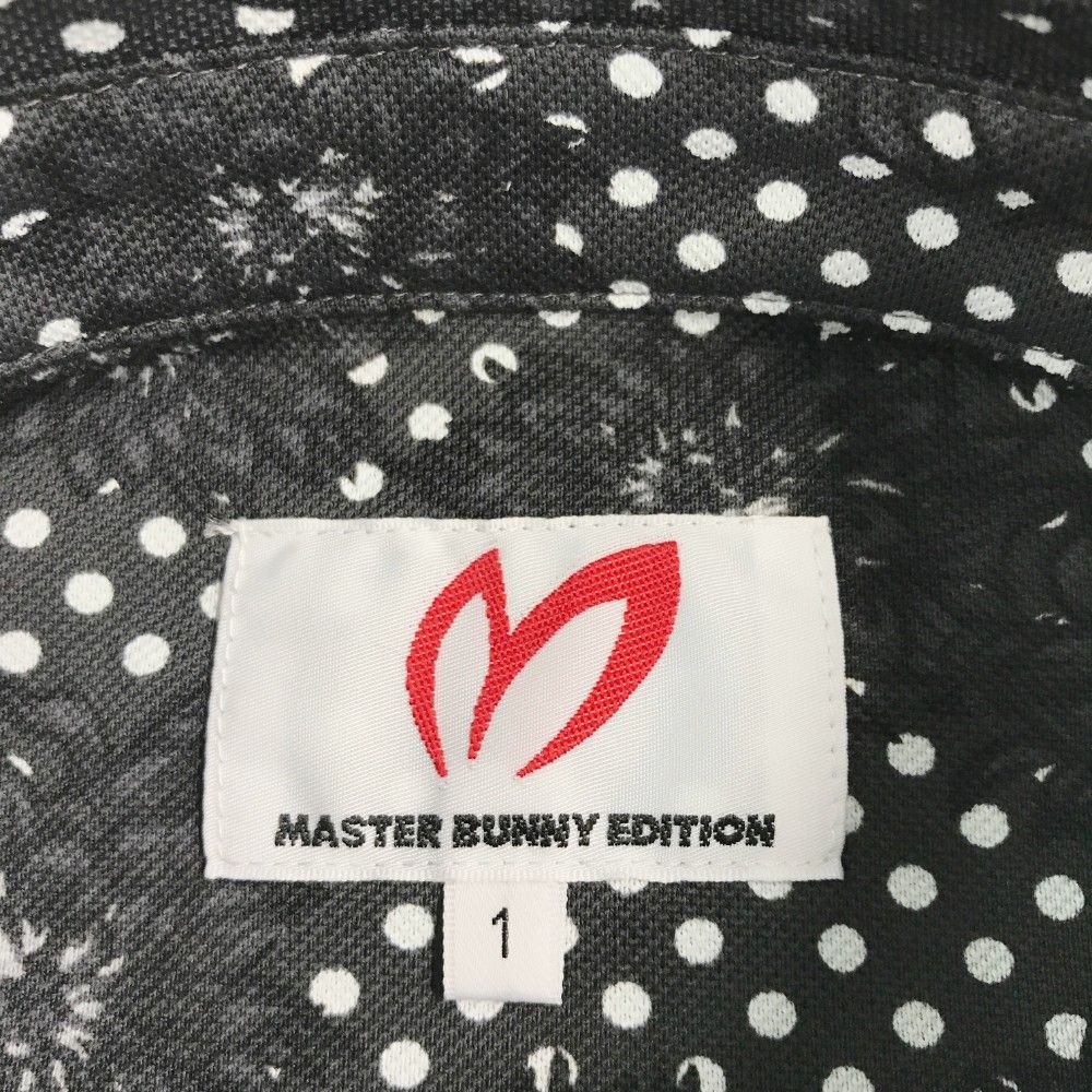 サイズ：5 MASTER BUNNY EDITION マスターバニーエディション  半袖ポロシャツ 総柄 ブラック系 [240101434239] ゴルフウェア メンズ ストスト 楽天市場】マスターバニー メンズ（シャツ・ポロシャツ｜メンズ