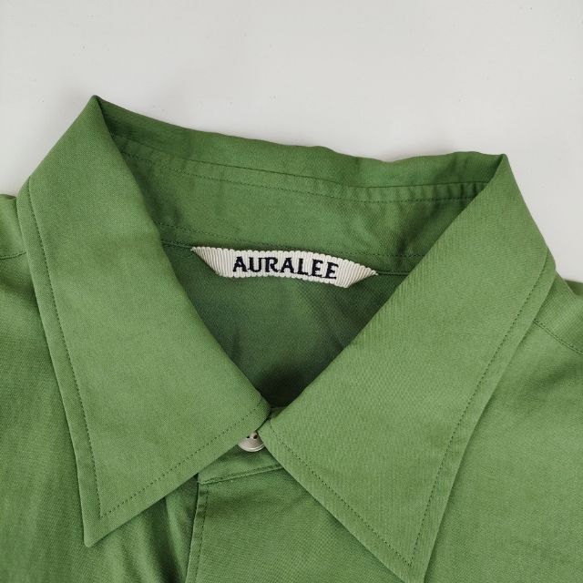 AURALEE ロングTシャツ 緑 グリーン オーラリー 22AW サイズ4